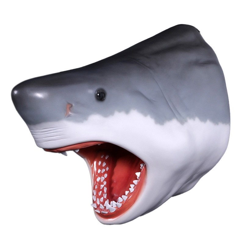 Great White Shark Head - 77cm