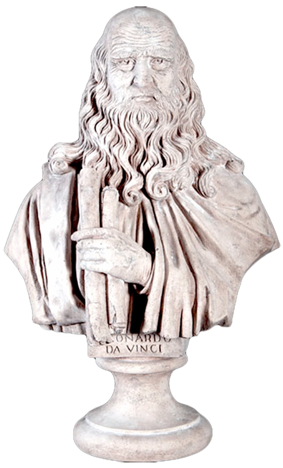 Da Vinci Bust - 77.5cm - Roman Stone Finish