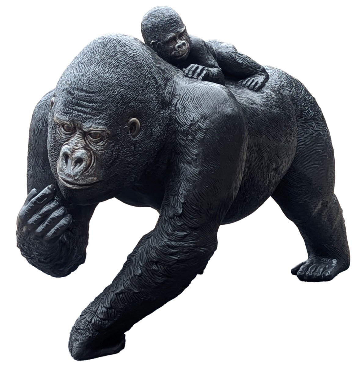 Female Gorilla with Baby - 123cm