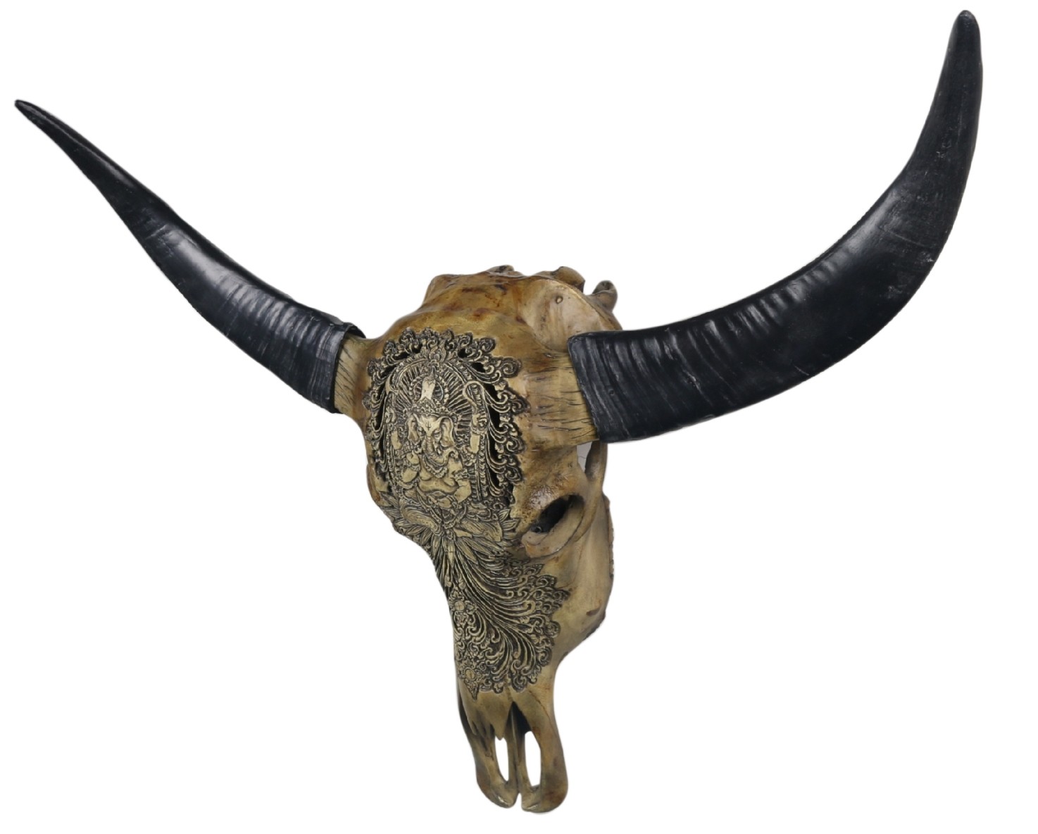 Huge 79.5cm Faux Water Buffalo Ganesh Hindu God - Wall Art Taxidermy Skull