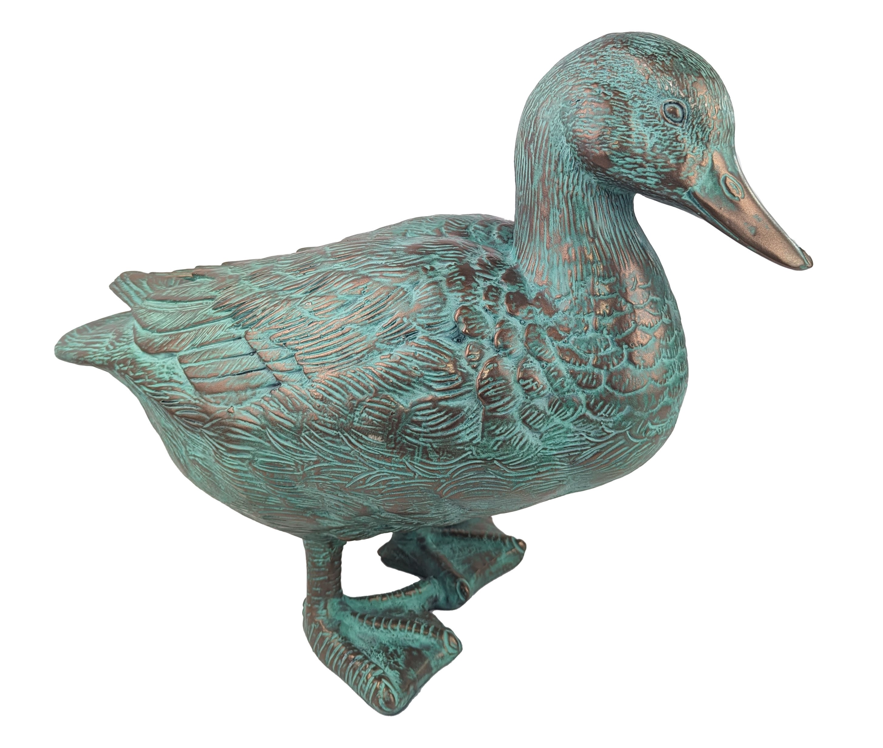 Male Mallard Duck - 48cm - Oxidised Bronze Finish 