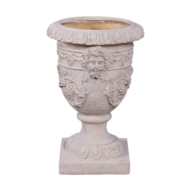 Bacchus Urn - 44cm - Roman Stone Finish