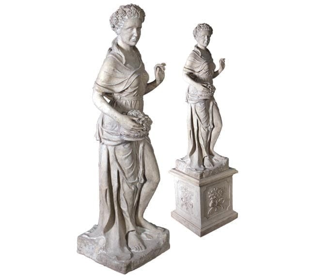 Four Seasons Spring Figurine & Base - 217cm - Roman Stone Finish