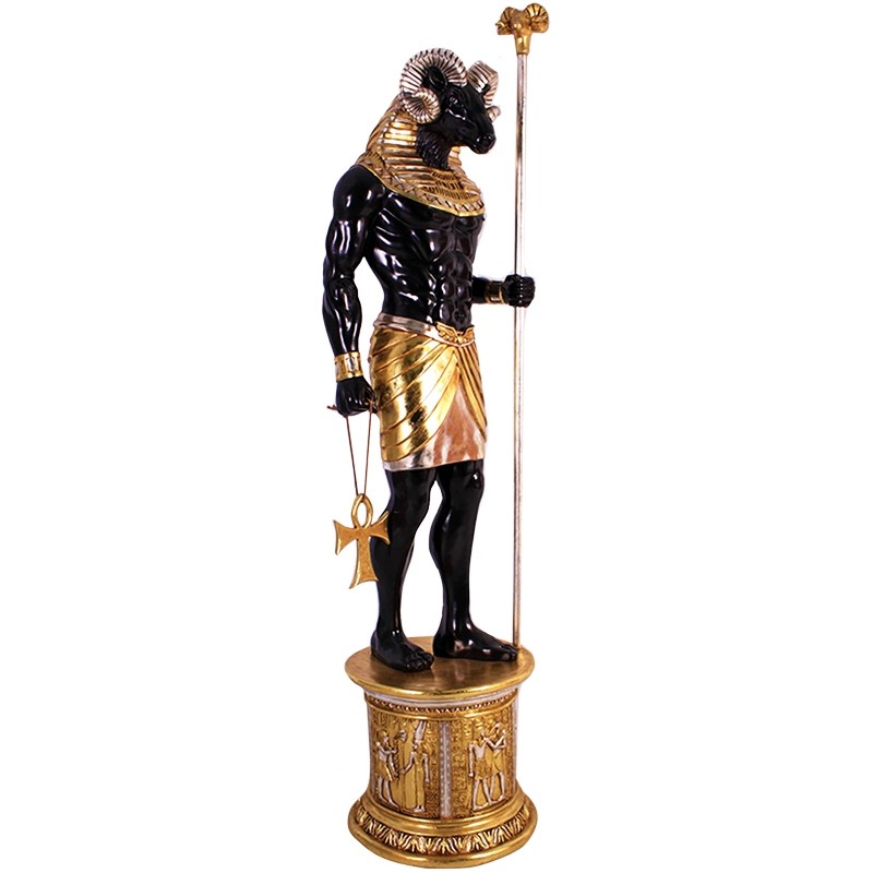 Khnum Egyptian God On Base - 236cm