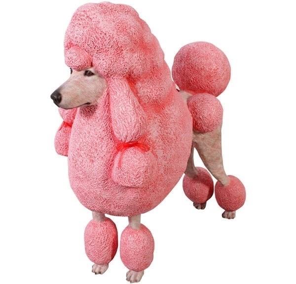 Poodle - Pink - 92cm