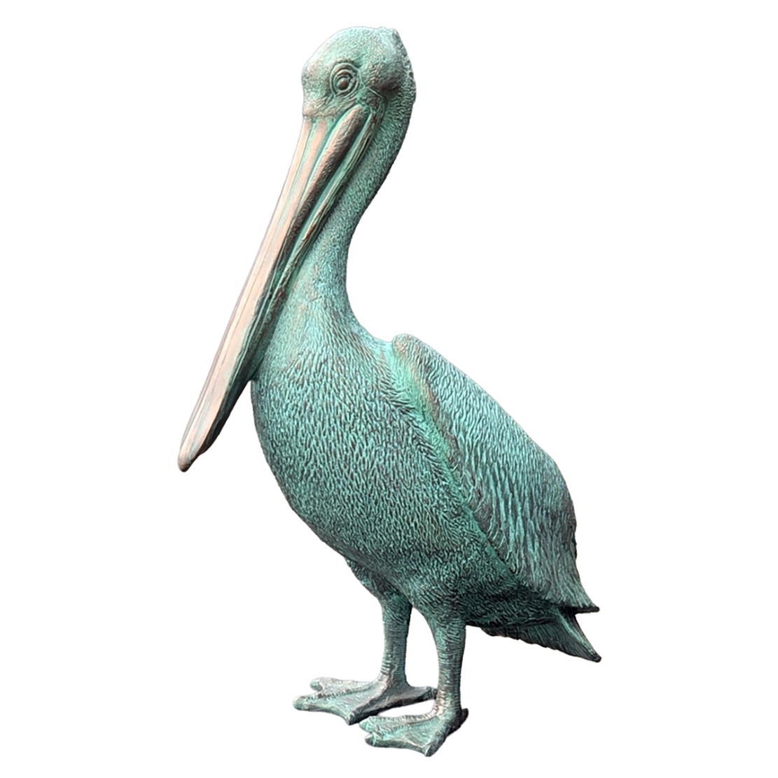 Standing Pelican - Garnish Bronze Finish - 86cm
