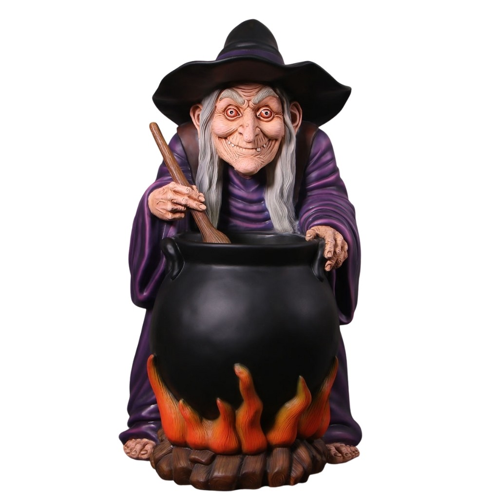 Witch with Cauldron - 122cm