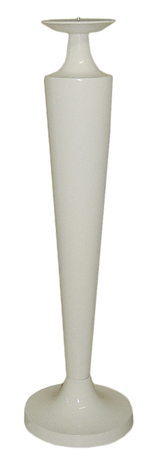 Aluminium Round Candle Stick - Cream (70cm)