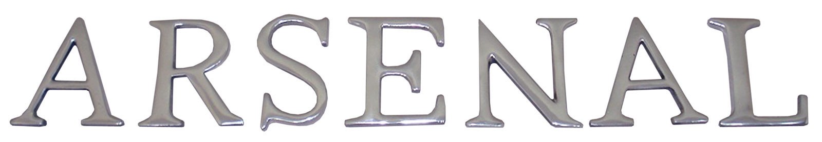 9cm Cast Aluminium Arsenal Letters 