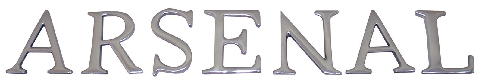 9cm Aluminium Arsenal Letters 