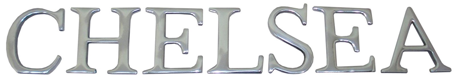 15cm Cast Aluminium Chelsea Letters