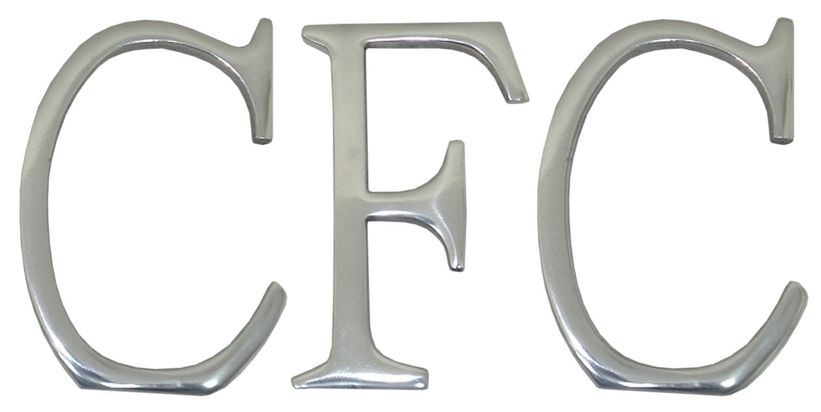15cm Cast Aluminium CFC Letters 