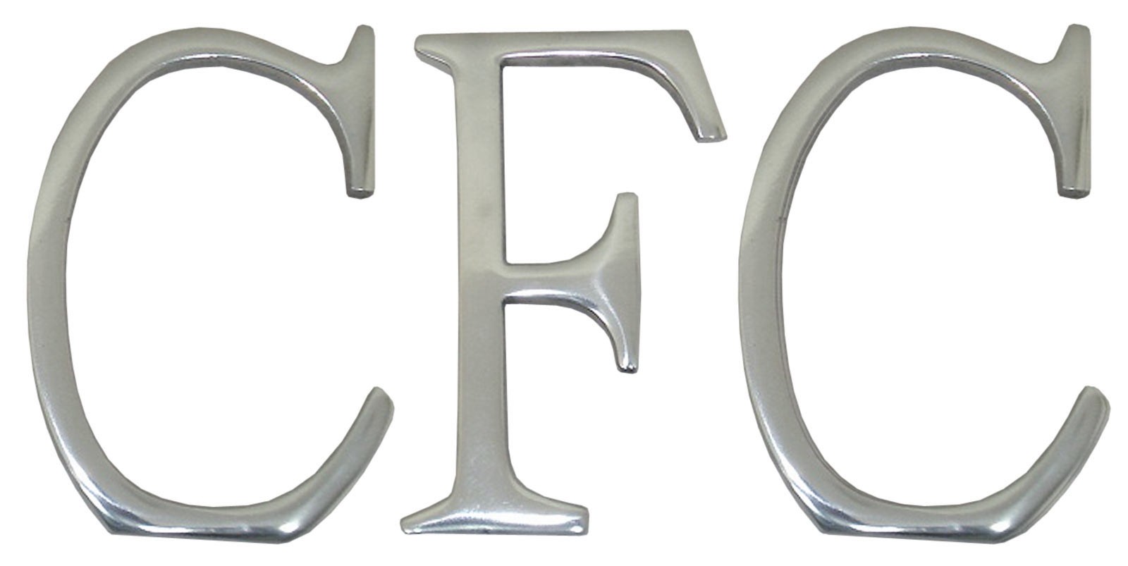 15cm Aluminium CFC Letters 