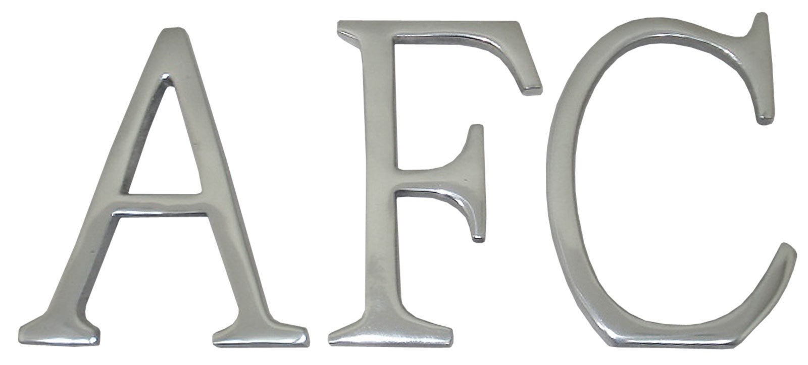 15cm Aluminium AFC Letters 