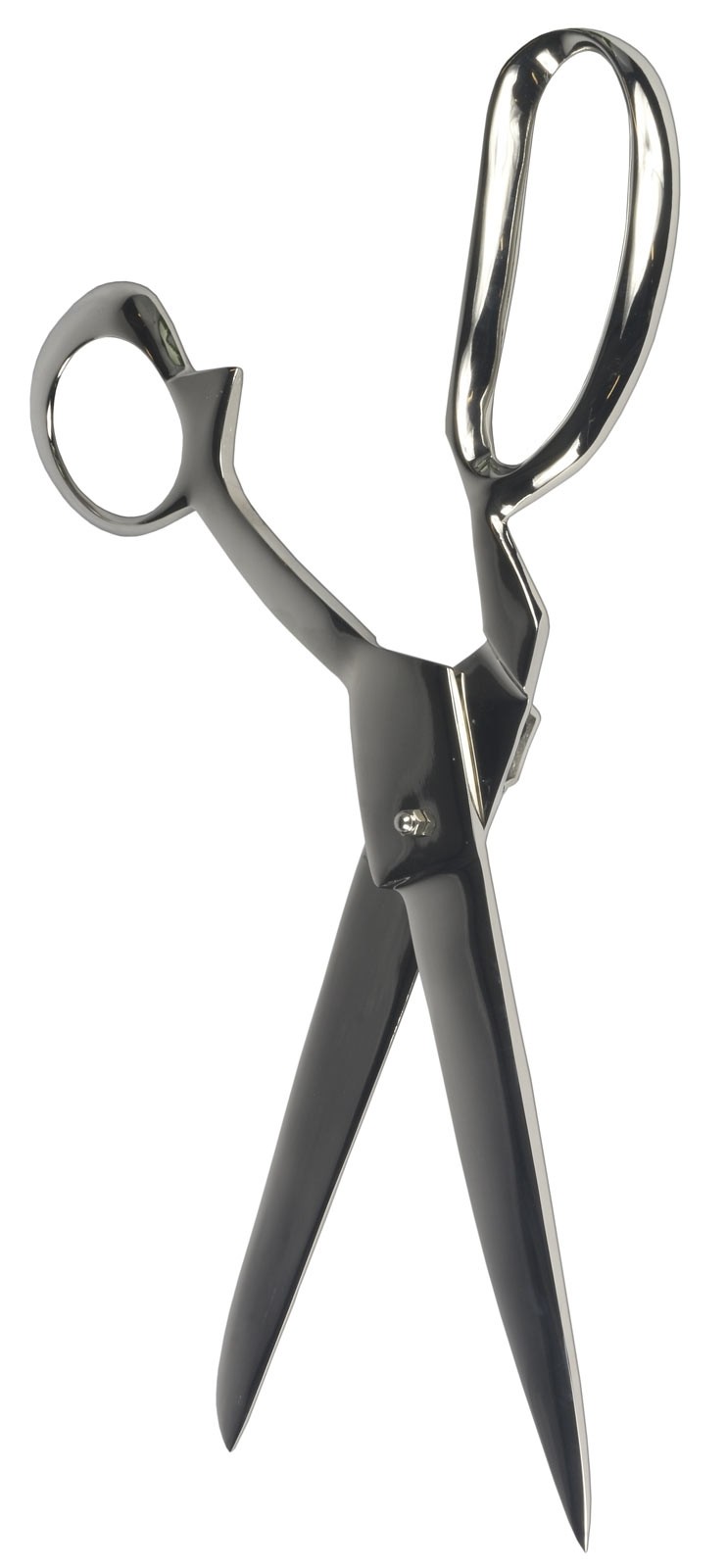 Scissors  61cm Wall Hanging Nickel Plated Finish Aluminium 