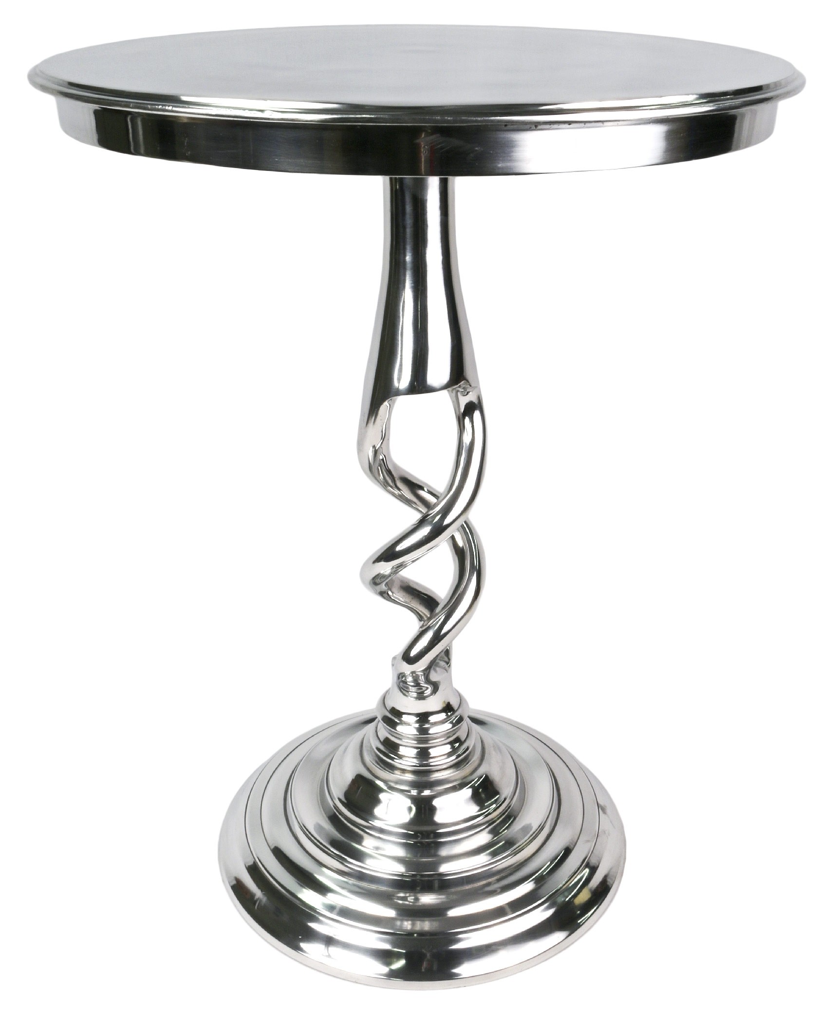 Cast Aluminium Round Top Table (Twist Base) 52cm