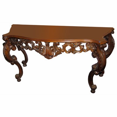 Console Hand Carved - Mahogany 154cm