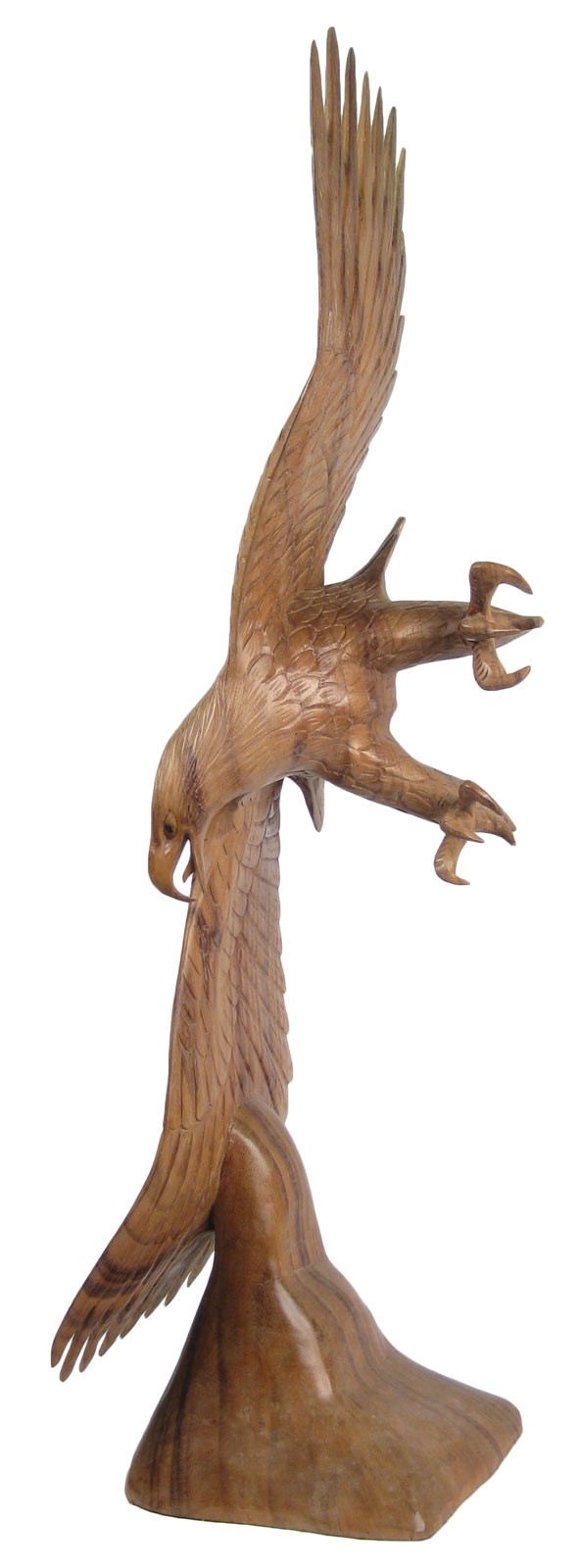 Hand Carved Wooden Flying Eagle 100cm  ** Seconds **