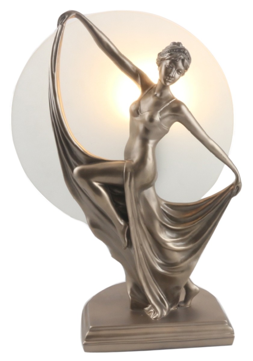 Dancing Lady Knee Up Lamp 38cm