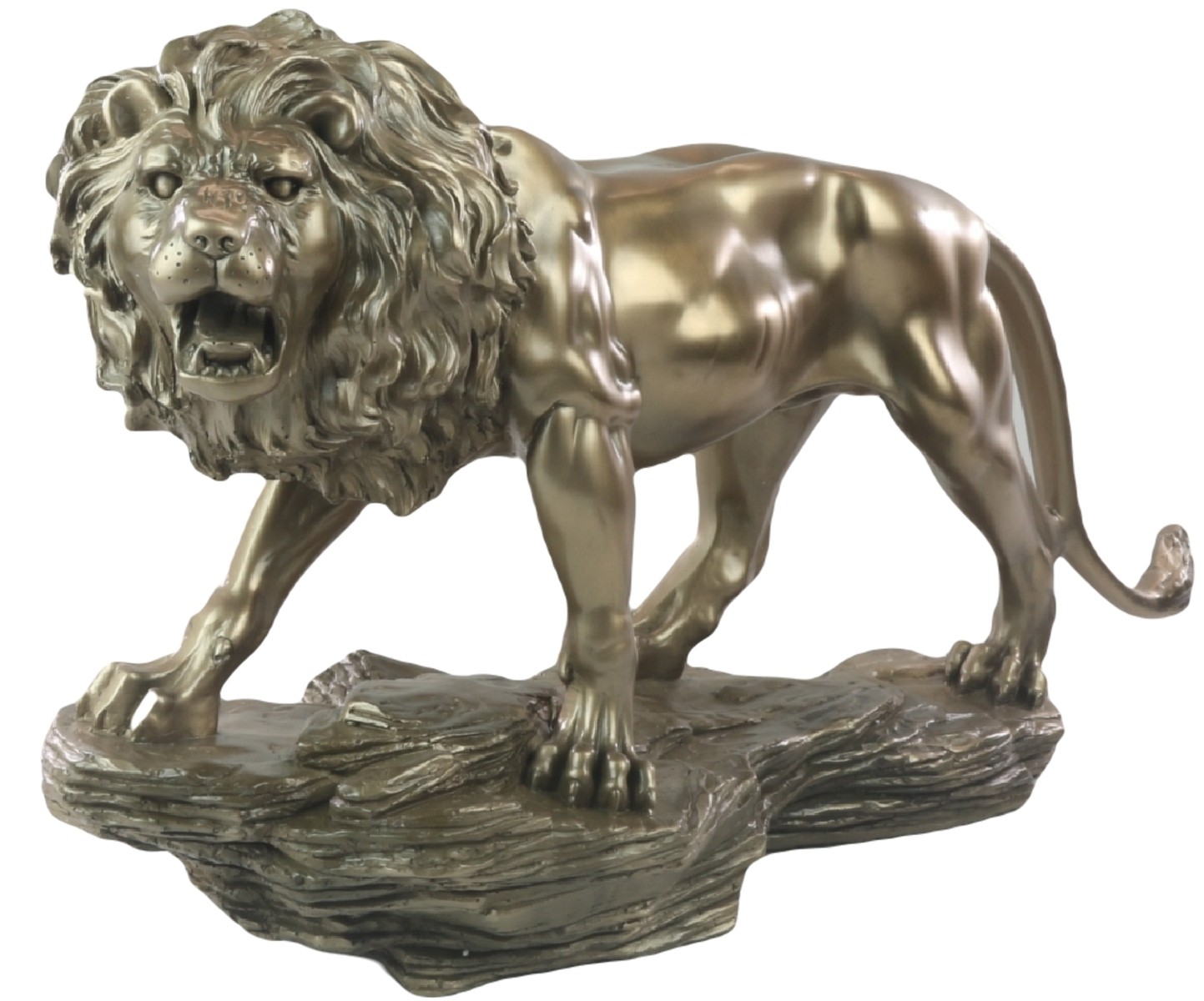 62cm Lion Bronze Finish
