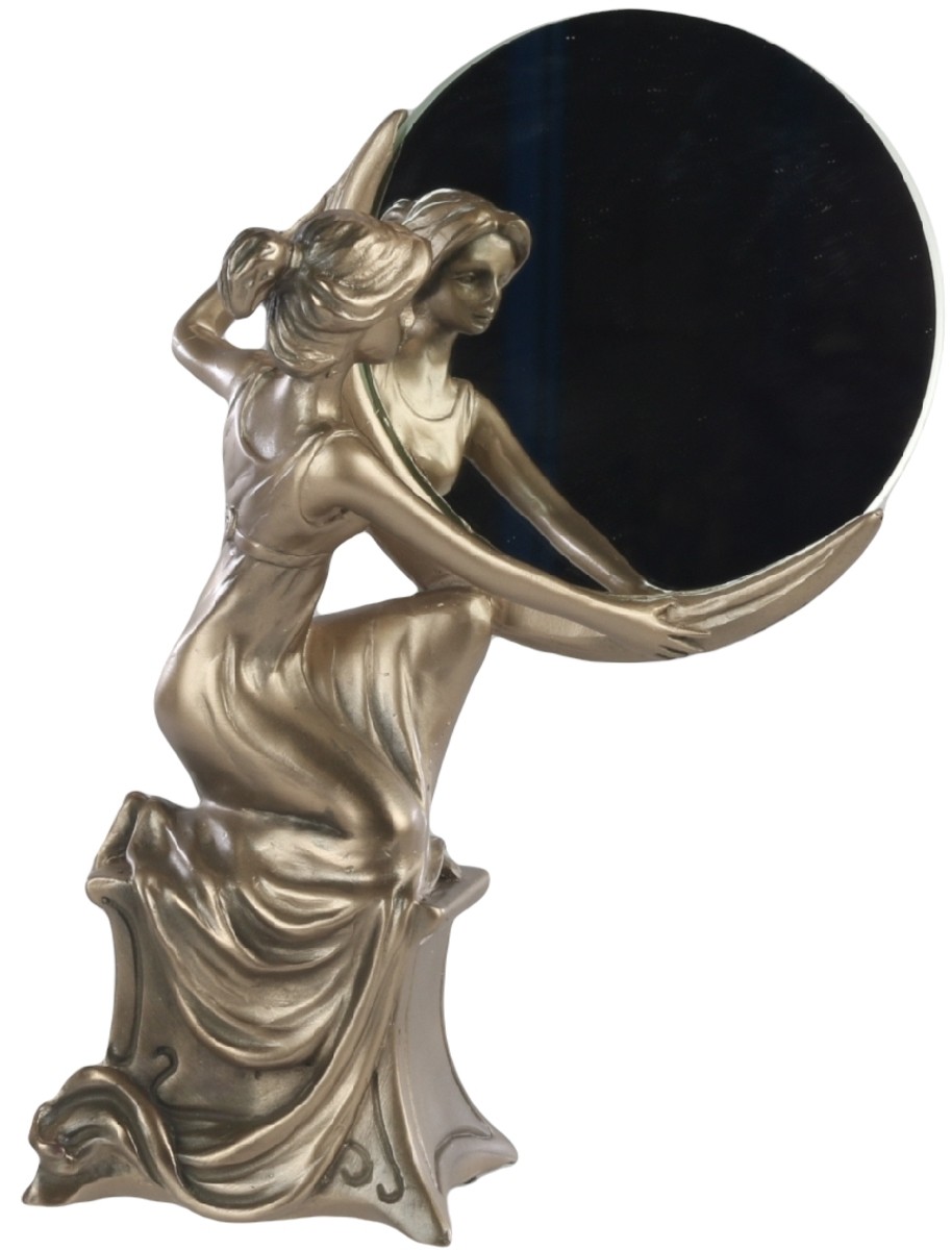 Lady Holding Mirror 16.5cm