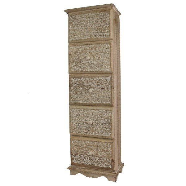 79.5cm Olivia 5 Drawer Cabinet  ** Slight Seconds **