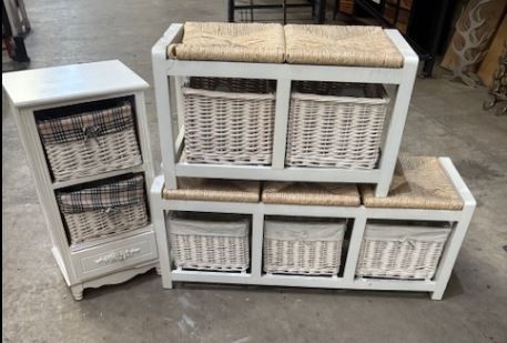 JOB LOT of 3 Wicker Basket Range **** 50%  OFF ****