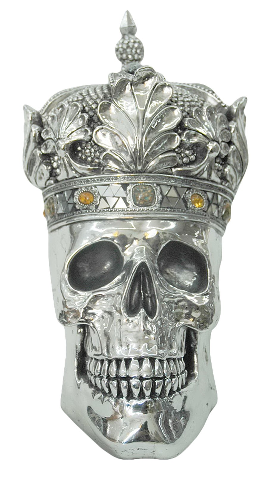 Skull with Crown 36cm