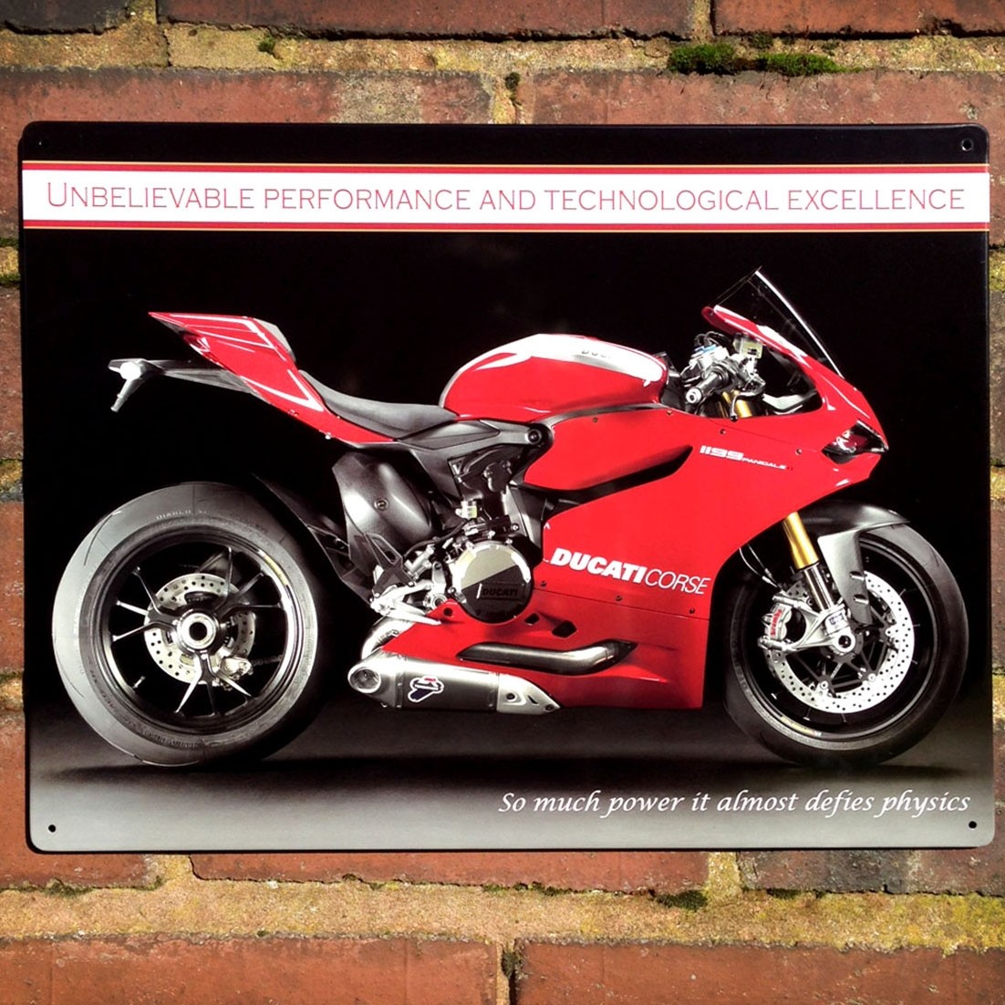 Ducati 1199 Panigale R Metal Sign - 41cm