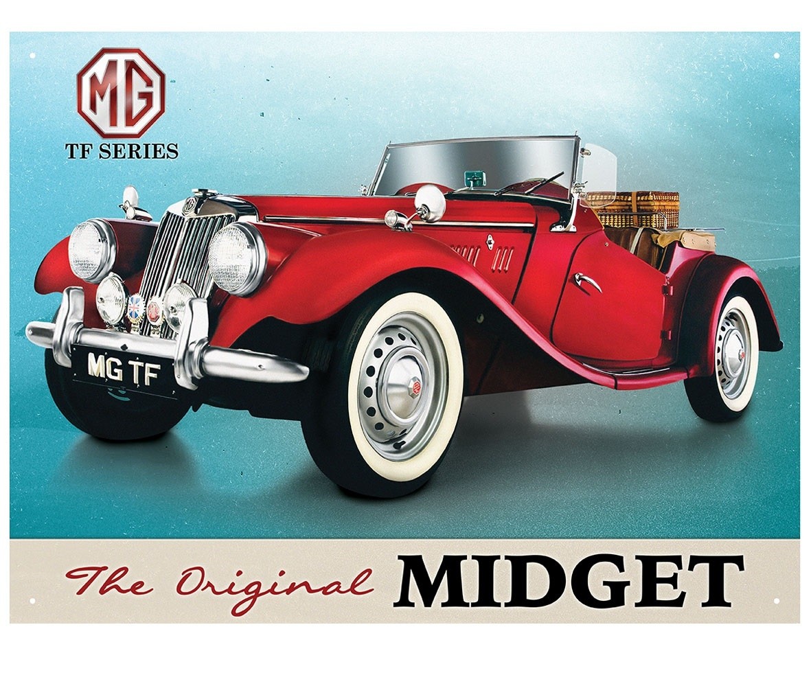 MGTF Midget Metal Sign - 41cm TBD