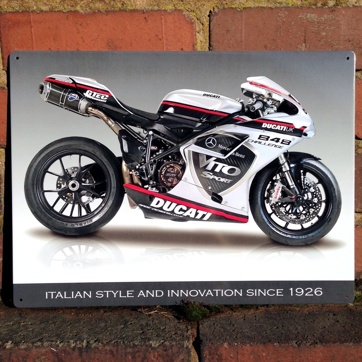 Ducati 848 Evo Metal Sign - 41cm