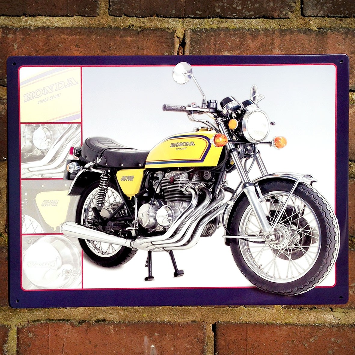 Honda 400 Four Metal Sign - 41cm