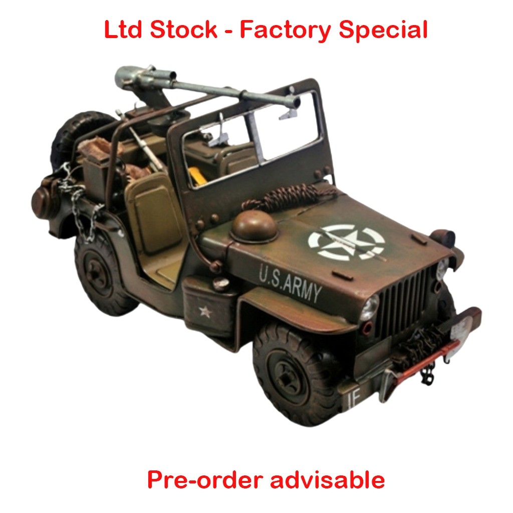 30cm WW2 4X4 With Mounted Gun - PRE-ORDER
