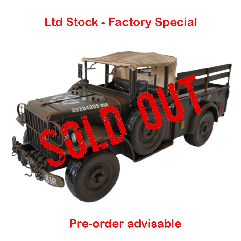 33cm USA Army Truck Open Back - PRE-ORDER