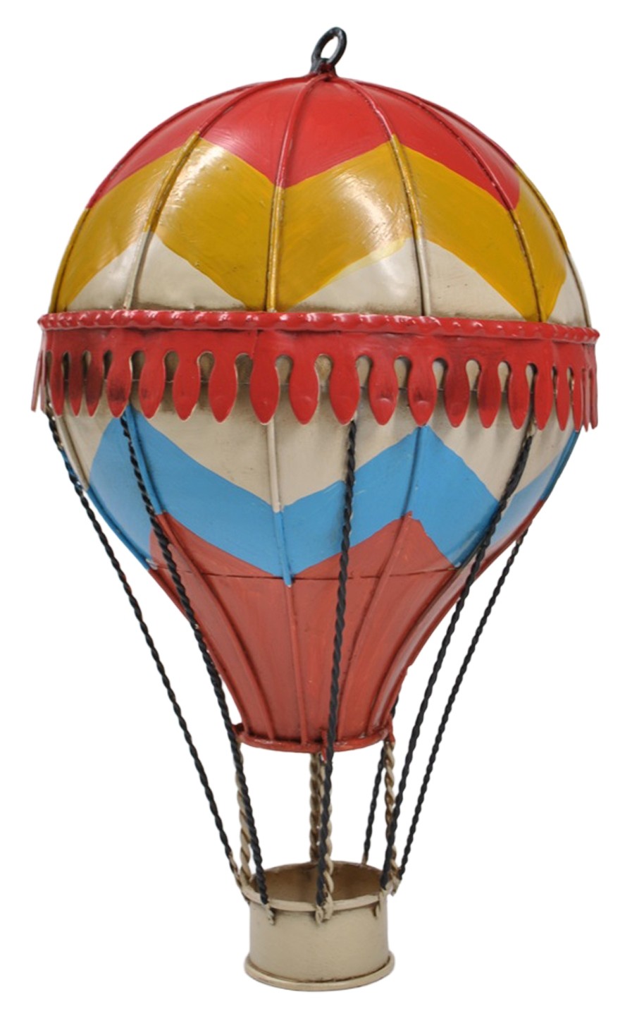 20cm Red, Blue and Yellow Montgolfier Balloon