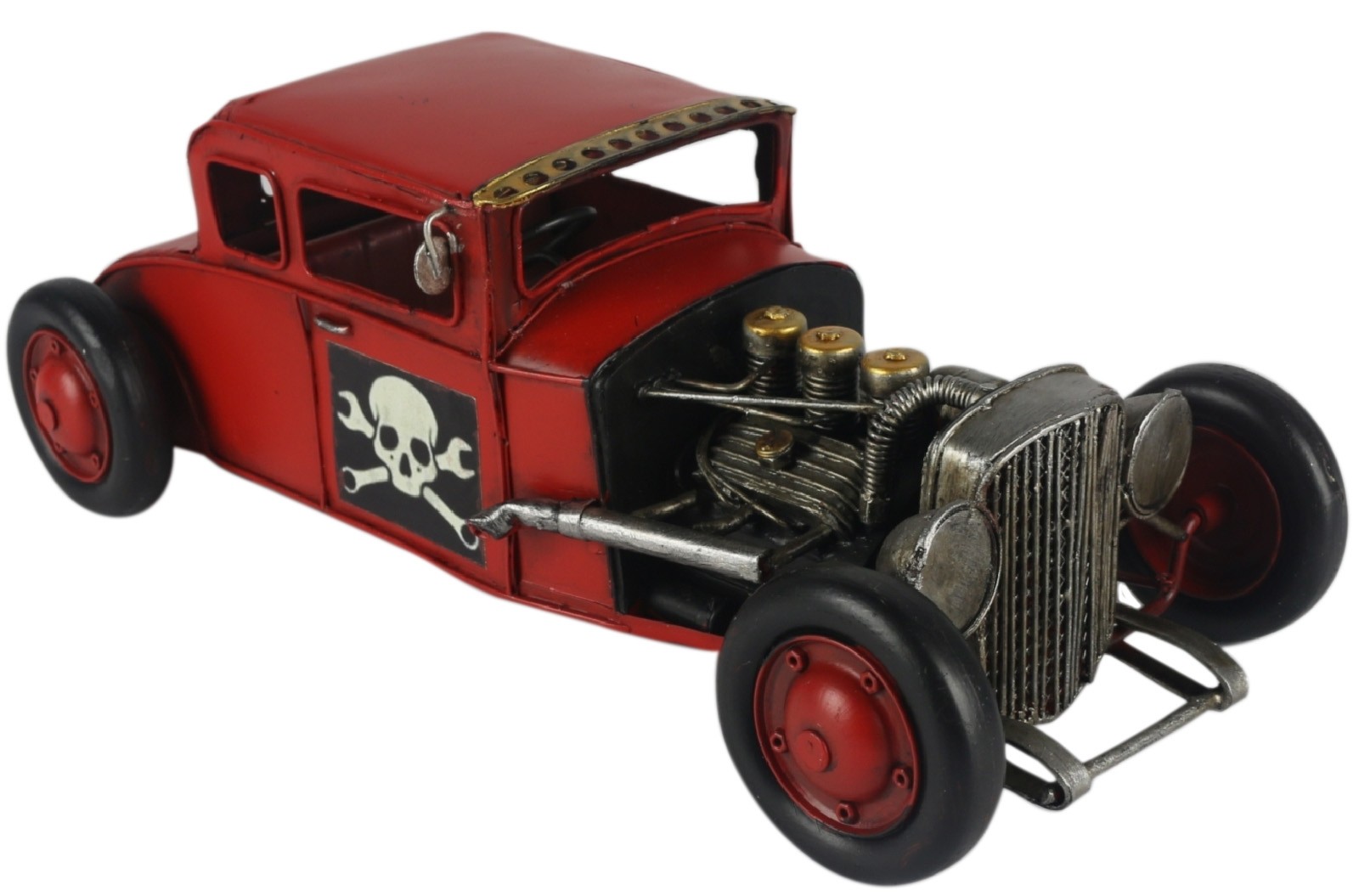 Hot Rod Drag Racer - Red - 32cm