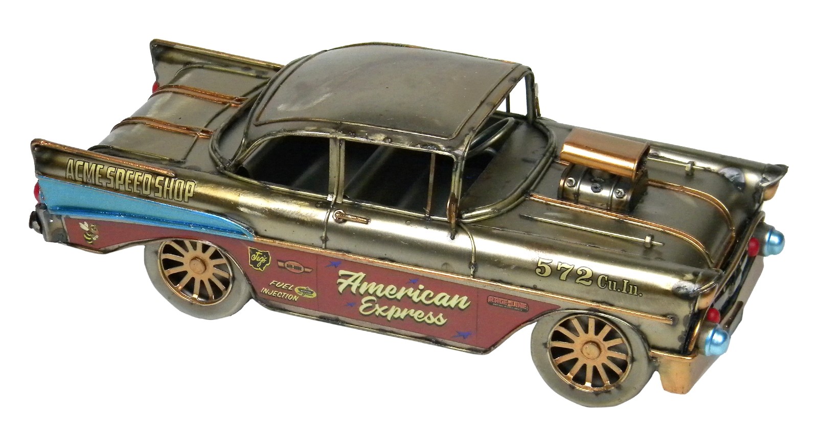 50s Car - Polished Metal 33cm