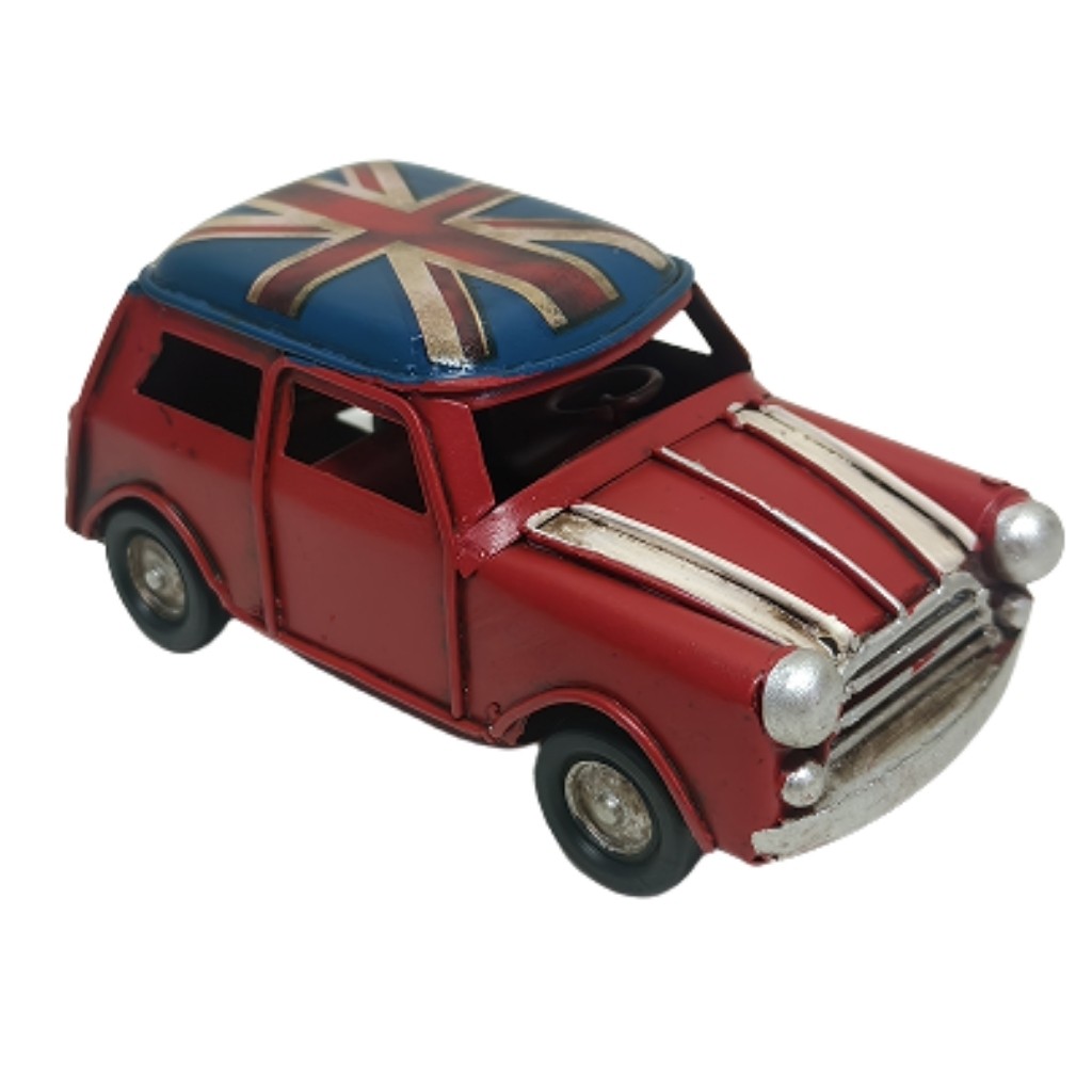 Nostalgia 60s Car Union Flag Roof - 11cm