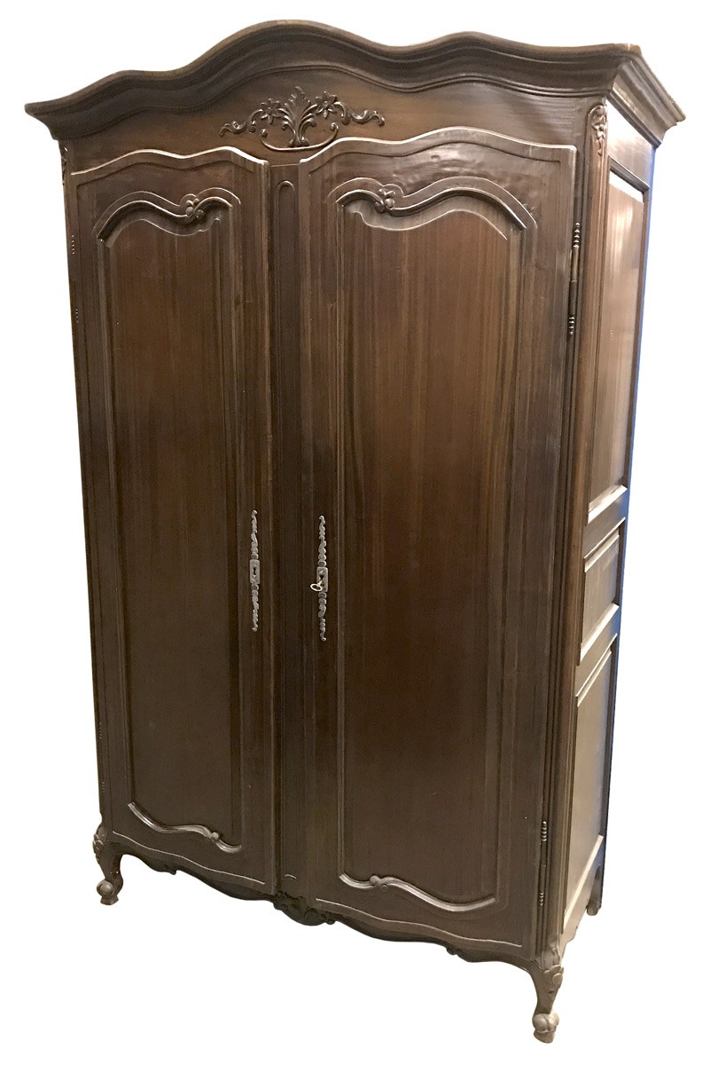 French Armoire / Wardrobe 229cm (Mahogany)