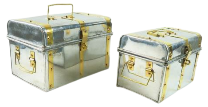 Set of 2 Trunks 26cm