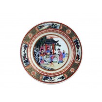 Chinese Antique Famille Porcelain Plate 15cm Dia.  MIN 6