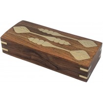 Dart Box - Sheesham Wood - 18cm