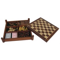 Sheesham Wood Games Compendium 33cm