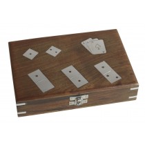 Card, Dice & Dominos Box with Cards 21cm