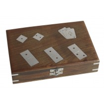 Card, Dice & Dominos Box with Cards 21cm