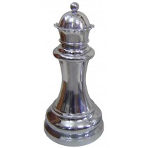 Queen Chess Piece Nickel Plated Aluminium 60cm