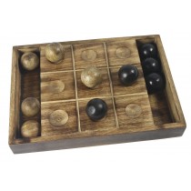 Mango Wood Tic Tac Toe 29.7cm