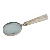 Mother of Pearl Effect Magnifying Glass 20cm - (8cm Dia)