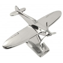 Small Aluminium Nickel Plated Spitfire - 21cm