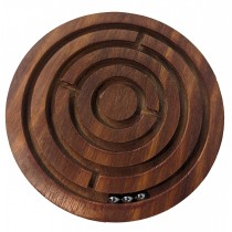 Sheesham Wooden Labyrinth Puzzle - 10cm